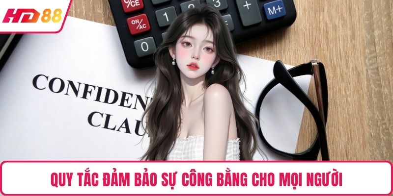 Quy tắc đảm bảo sự công bằng cho mọi người